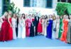 Natalia Vodianova and the Gala Committee attend The Naked Heart Foundation The Secret Garden Charity Gala on June 13, 2019 in Geneva, Switzerland