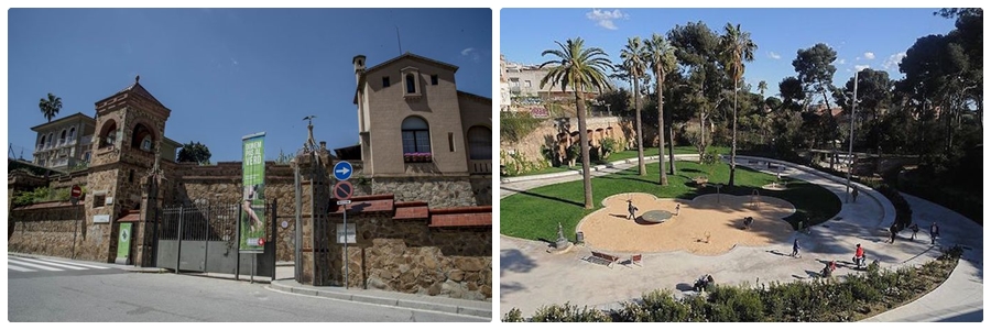Parque Castell de L´Oreneta y Parque Joan Reventos Parque Castell de L´Oreneta y Parque Joan Reventos