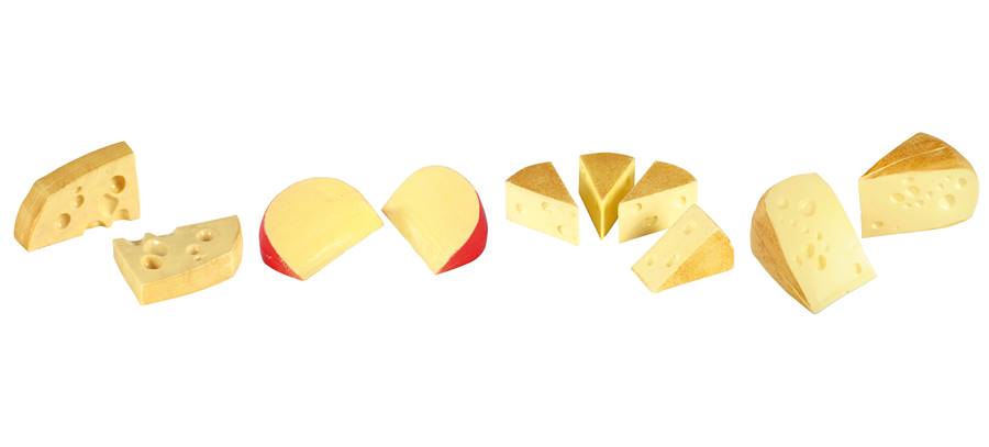 imitacion quesos de plastico