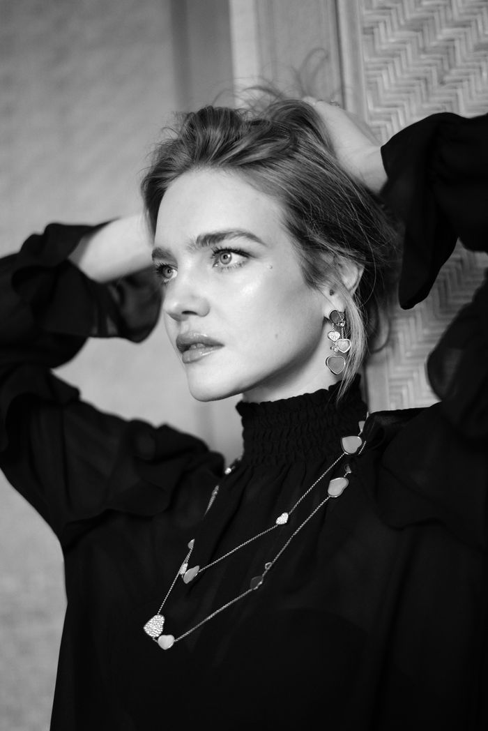 Natalia Vodianova wears Chopard's Happy Hearts collection Natalia Vodianova wears Chopard's Happy Hearts collection
