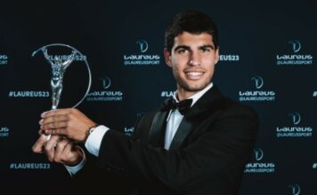 Carlos Alcaraz Premio Laureus 2022