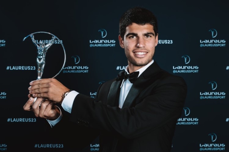 Carlos Alcaraz Premio Laureus 2022